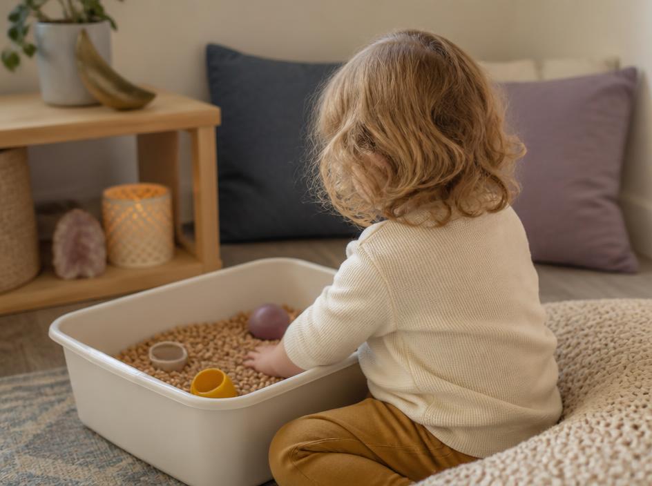 Calm sensory activity that supports regulation and engagement