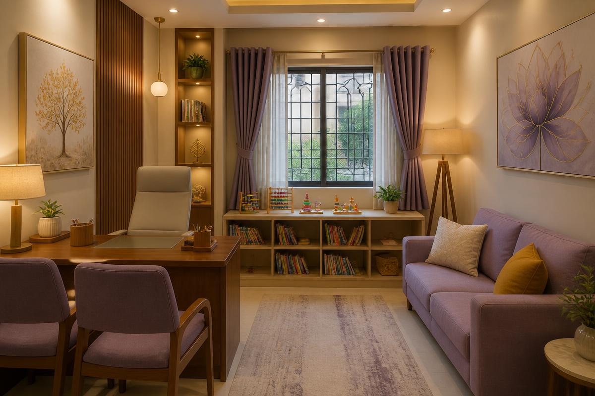 Child-friendly consultation room at the Institute of NeuroDevelopment Kolkata clinic